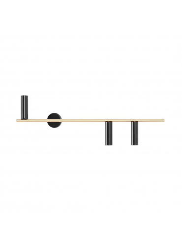 Kinkiet TREVO WALL 3 BLACK BRASS 1083Y40_2
