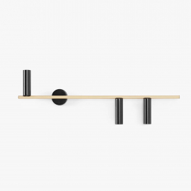 Kinkiet TREVO WALL 3 BLACK BRASS 1083Y40_2