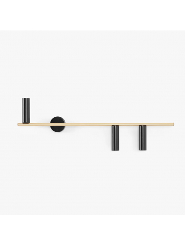 Kinkiet TREVO WALL 3 BLACK BRASS 1083Y40_2