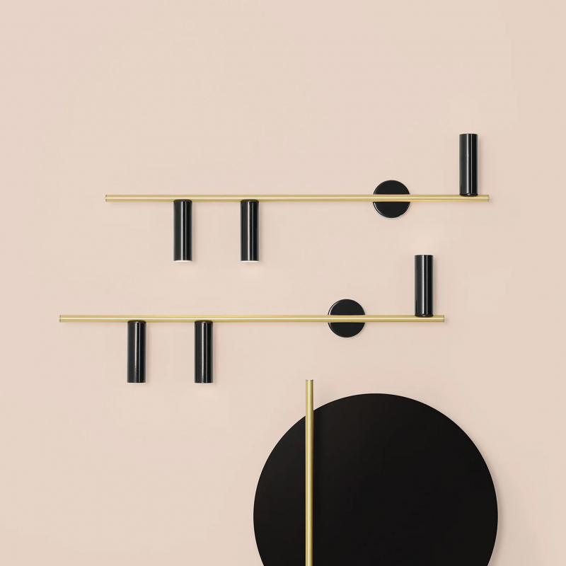 Kinkiet TREVO WALL 3 BLACK BRASS 1083Y40_2