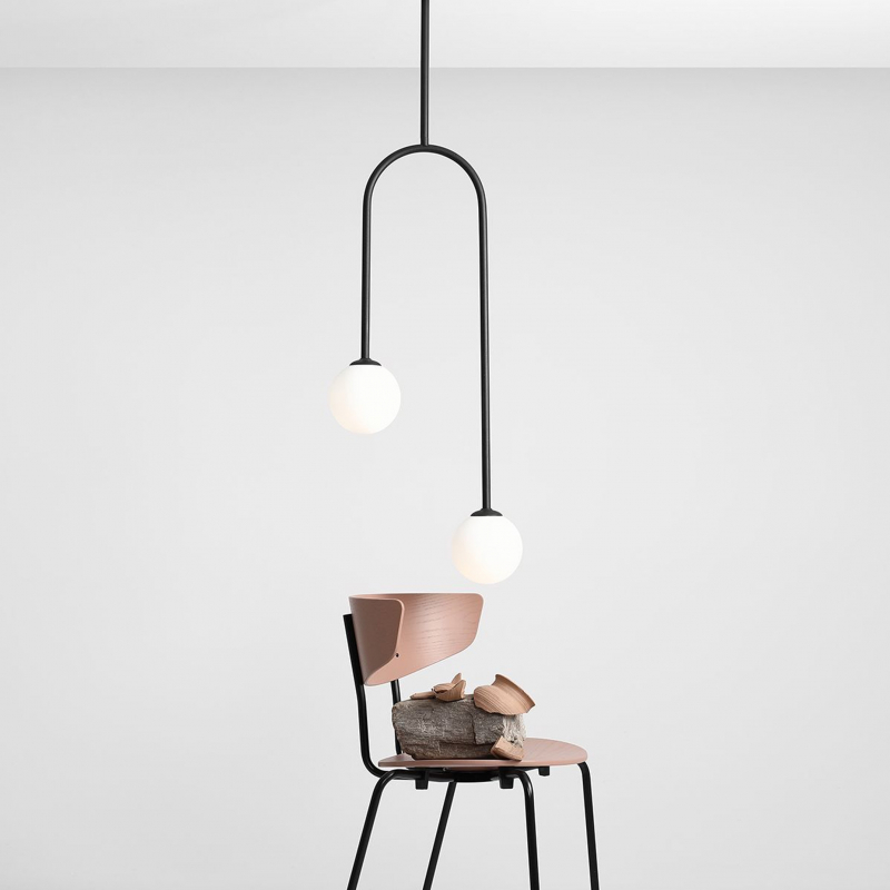 Lampa sufitowa NAVE 2 CEILING BLACK 1088PL_H1