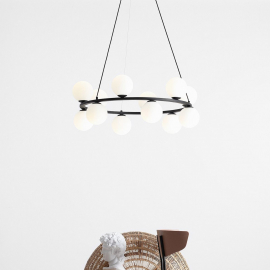 Lampa wisząca KRONE 12 BLACK 1085R1