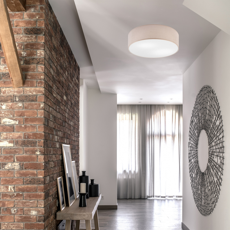 Lampa sufitowa CHESTER LM-4.201 4-punktowa beżowa z abażurem 48130