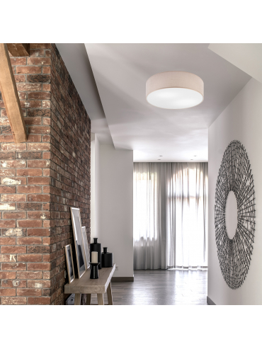 Lampa sufitowa CHESTER LM-4.201 4-punktowa beżowa z abażurem 48130