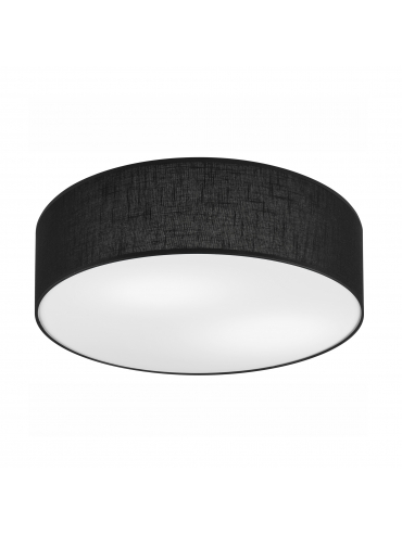 Lampa sufitowa CHESTER LM-4.201 4-punktowa czarna z abażurem 48161