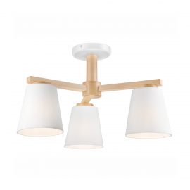 Lampa sufitowa ELLIE LM-3.113 3-punktowa drewniana 37769
