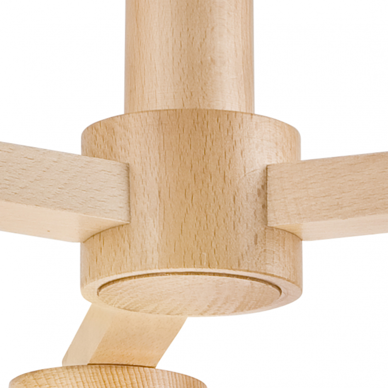 Lampa sufitowa ELLIE LM-3.113 3-punktowa drewniana 37769