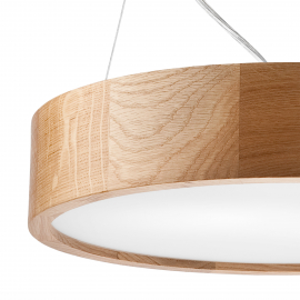 Lampa sufitowa EVELINE LD.PD-6.2/Z 2-punktowa drewniana 40769