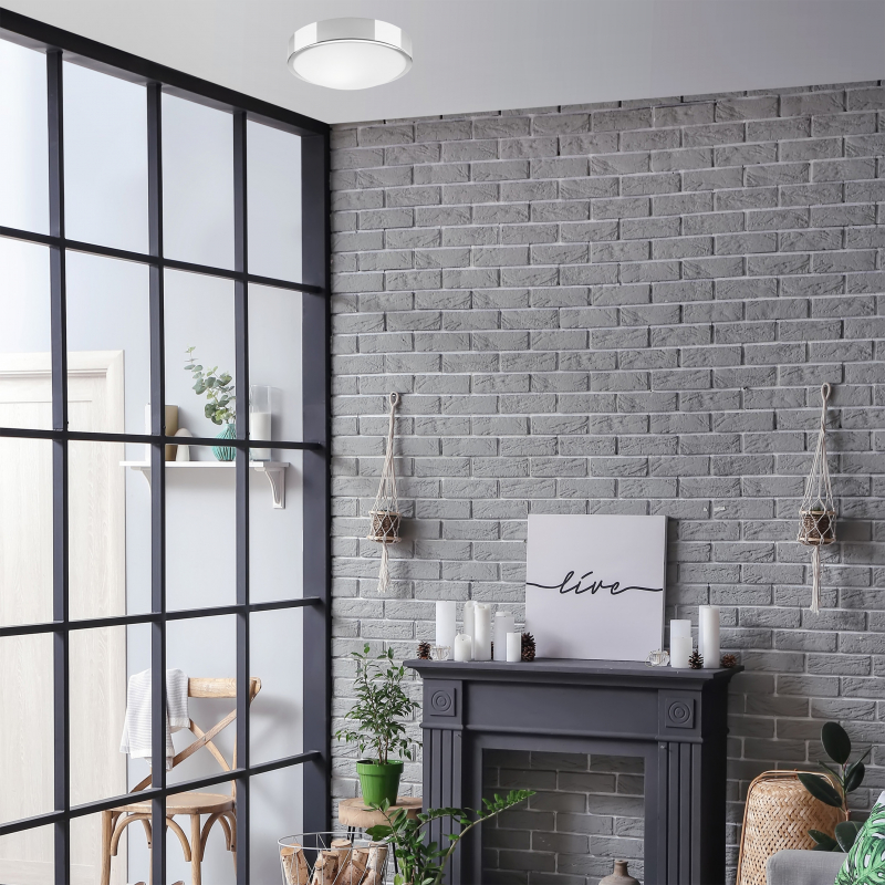 Lampa sufitowa JONAS LD.PD-8.7 1-punktowa metalowa z wypukłą szybą 44309