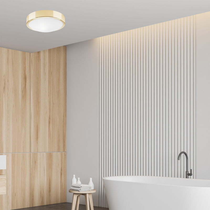 Lampa sufitowa JONAS LD.PD-8.7 1-punktowa metalowa z wypukłą szybą 44293