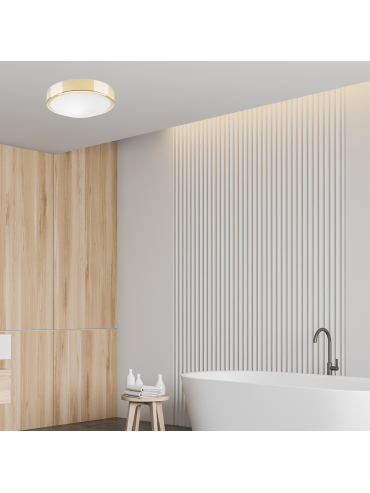 Lampa sufitowa JONAS LD.PD-8.7 1-punktowa metalowa z wypukłą szybą 44293
