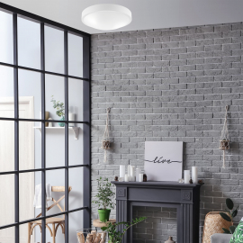Lampa sufitowa JONAS LD.PD-8.8 2-punktowa metalowa z wypukłą szybą 44392