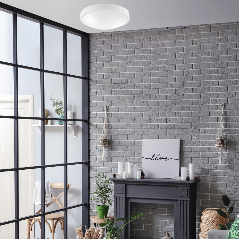 Lampa sufitowa JONAS LD.PD-8.8 2-punktowa metalowa z wypukłą szybą 44392