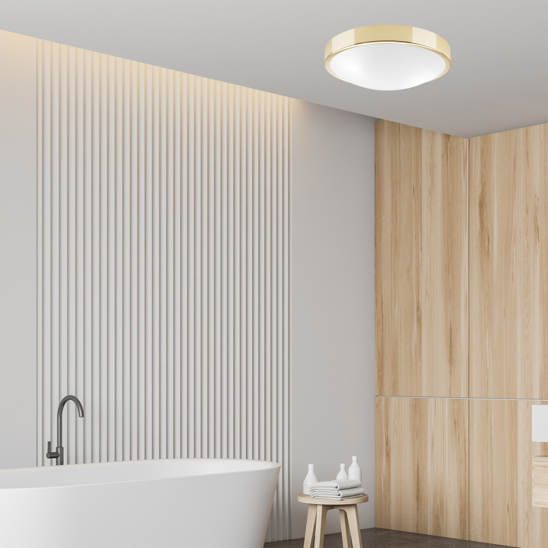 Lampa sufitowa JONAS LD.PD-8.8 2-punktowa metalowa z wypukłą szybą 44354