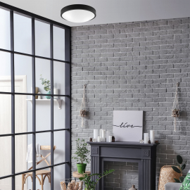 Lampa sufitowa JONAS LD.PD-8.8 2-punktowa metalowa z wypukłą szybą 44385