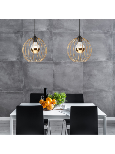 Lampa wisząca ZOYA LM-1.162 1-punktowa złota/połysk 45139