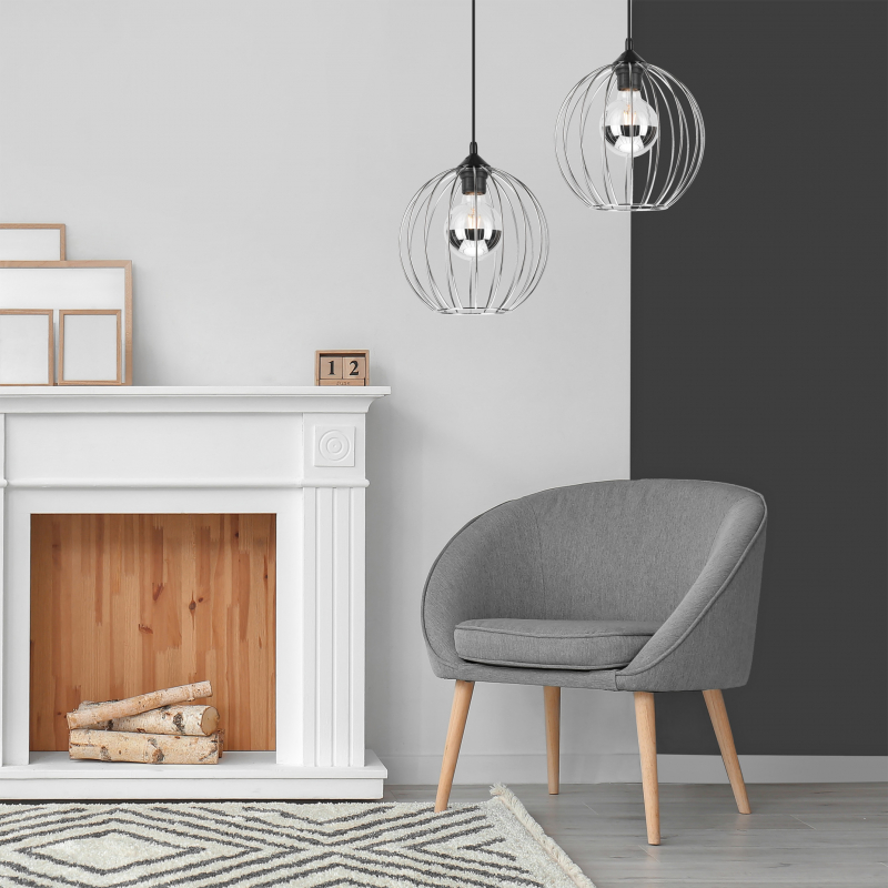 Lampa wisząca ZOYA LM-1.162 1-punktowa chromowana 45122