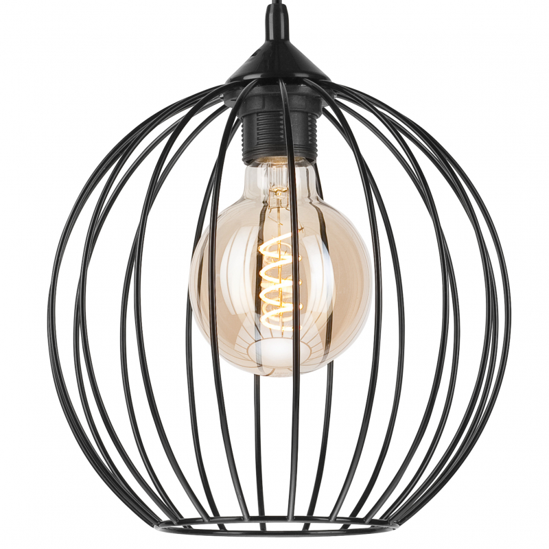 Lampa wisząca ZOYA LM-1.162 1-punktowa czarna 45160