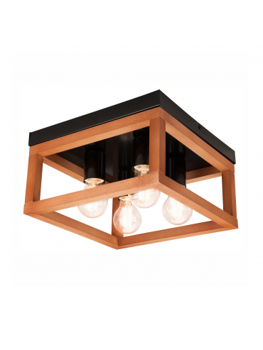 Lampa sufitowa VILLY LM - 4.175 4-punktowa czarna 46006