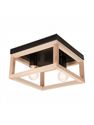 Lampa sufitowa VILLY LM - 2.175 2-punktowa czarna 45986