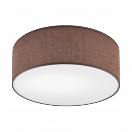 Lampa sufitowa VIVIAN LM-1.207 1-punktowa brązowa z abażurem 48420
