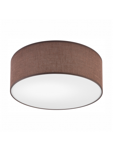 Lampa sufitowa VIVIAN LM-1.207 1-punktowa brązowa z abażurem 48420