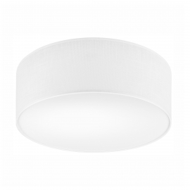 Lampa sufitowa VIVIAN LM-1.207 1-punktowa biała z abażurem 48406