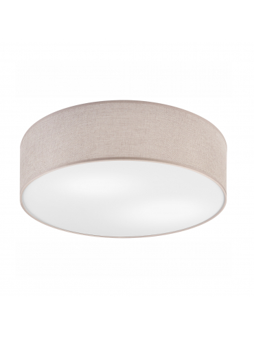 Lampa sufitowa ESTELLE LM-2.206 2-punktowa srebrna z abażurem 48390