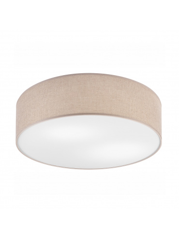 Lampa sufitowa ESTELLE LM-2.206 2-punktowa złota z abażurem 48383