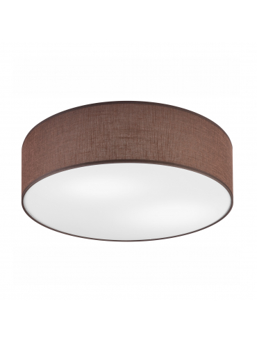 Lampa sufitowa VIVIAN LM-2.207 2-punktowa brązowa z abażurem 48512