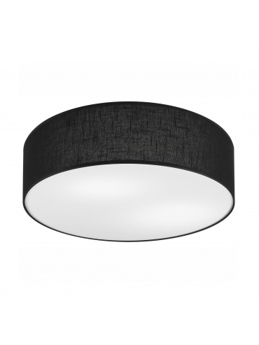 Lampa sufitowa VIVIAN LM-2.207 2-punktowa czarna z abażurem 48536