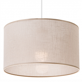 Lampa wisząca VIVIAN LM-1.209 1-punktowa beżowa z abażurem 48611