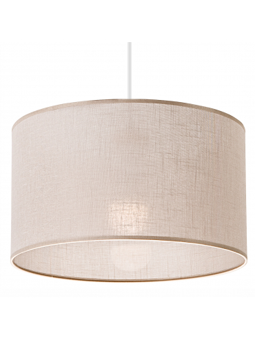 Lampa wisząca VIVIAN LM-1.209 1-punktowa beżowa z abażurem 48611