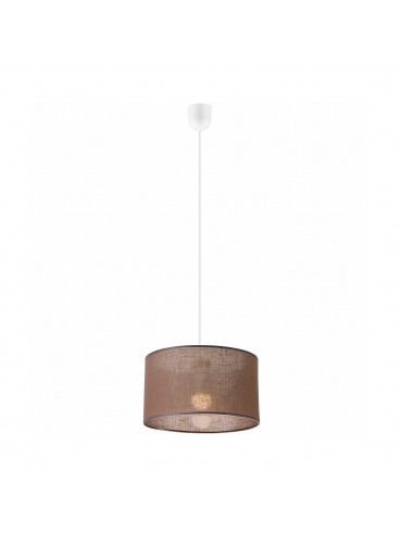 Lampa wisząca VIVIAN LM-1.209 1-punktowa brązowa z abażurem 48628