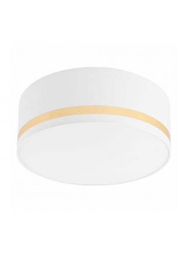 Lampa sufitowa GLORIA LM-2.202 2-punktowa biała z abażurem 48215