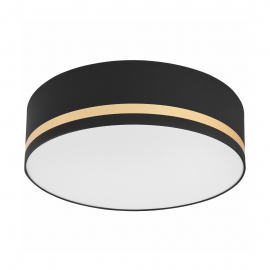 Lampa sufitowa GLORIA LM-4.202 4-punktowa czarna z abażurem 48246