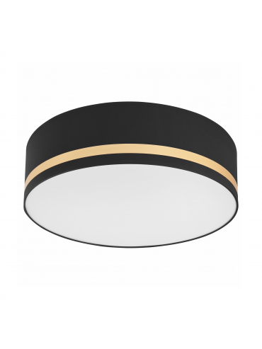 Lampa sufitowa GLORIA LM-4.202 4-punktowa czarna z abażurem 48246