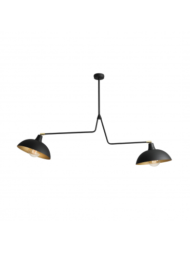 Lampa sufitowa ESPACE 2 BLACK 1036H1