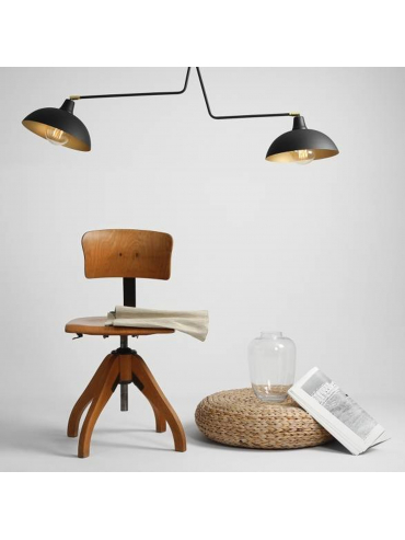 Lampa sufitowa ESPACE 2 BLACK 1036H1