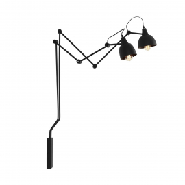 Kinkiet AIDA WALL 2 BLACK 842D