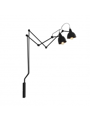 Kinkiet AIDA WALL 2 BLACK 842D