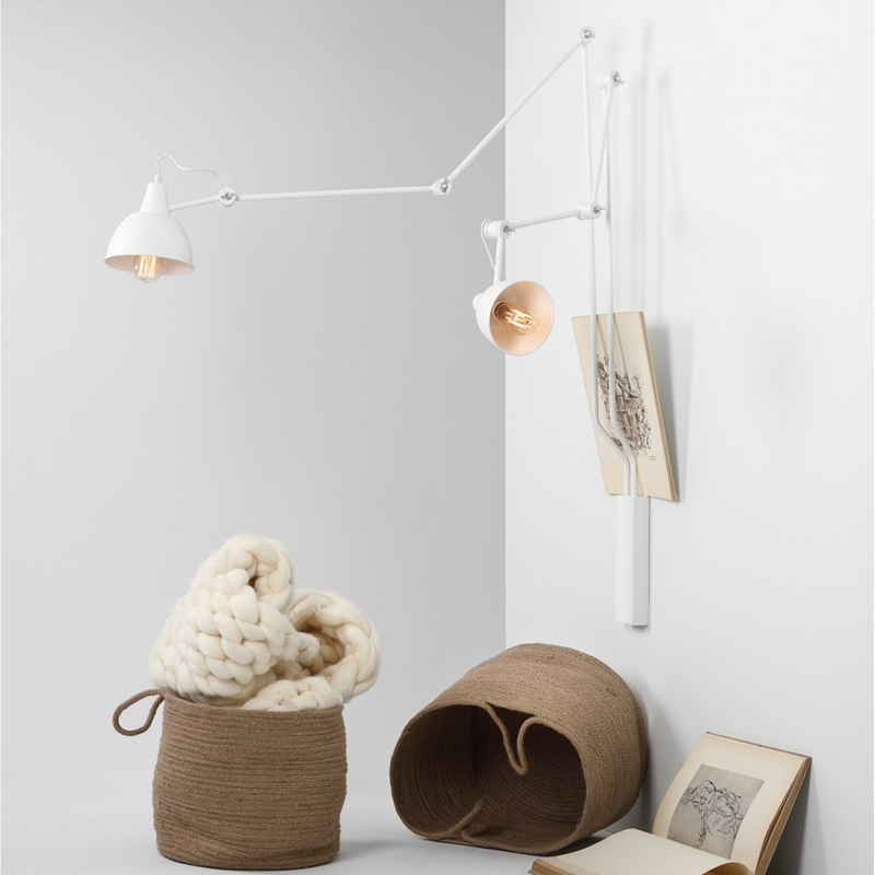 Kinkiet AIDA WALL 2 WHITE 814D