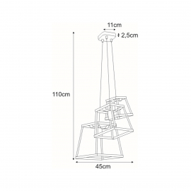 Lampa wisząca TEDY K-4133
