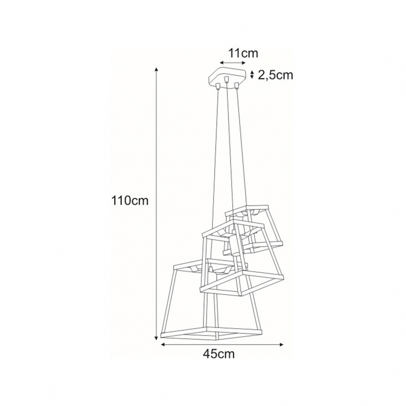 Lampa wisząca TEDY K-4133