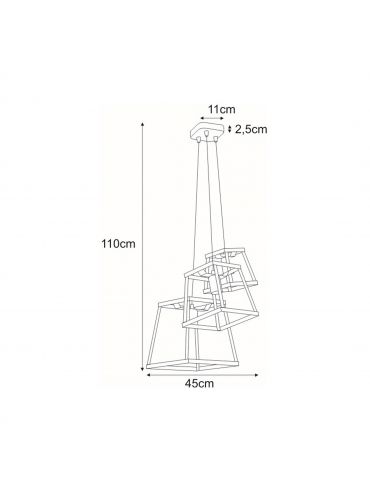 Lampa wisząca TEDY K-4133