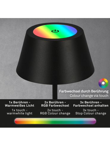 Lampa stołowa LED RGB 7466015
