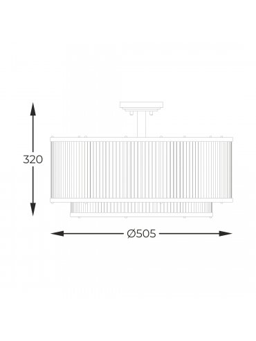 Lampa sufitowa SERGIO C0528-06H-P7AC