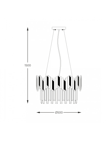 Lampa wisząca ROTTA 2200018M