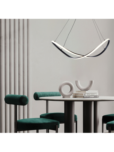Lampa wisząca ERDA 19600P-BK