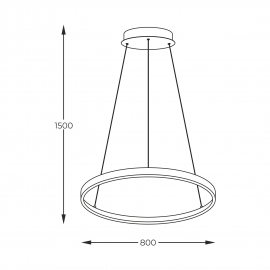 Lampa wisząca BRENO 2023201-GD80